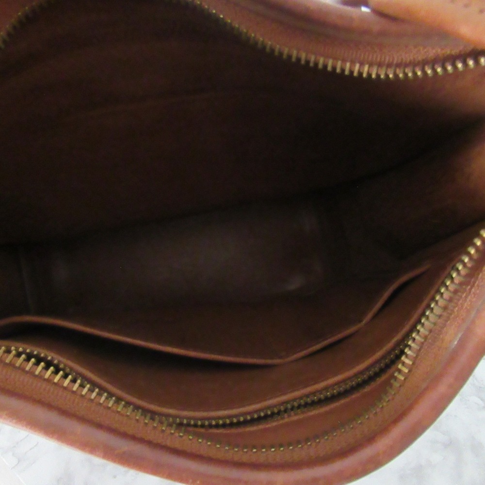 Vintage Y2K Coach Legacy Crossbody Bag 9966 British Tan Leather Zip Top - Picture 8 of 10